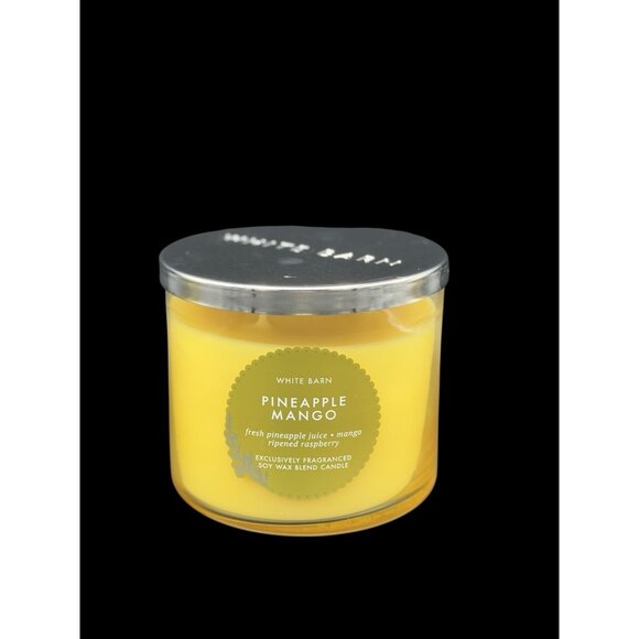 Bath and Body Works 3 Wick Candle Room Spray Pineapple Mango Brand New Lot 4 - Picture 2 of 3